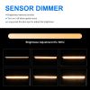 SEARMOR LED Touch Activated Under Cabinet Lighting, Dimmable Under Counter Light Bar Plug-in, USB Powered, 5W 3000K-6000K, Led Light Bar for Kitchen,