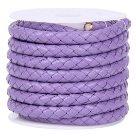 DIY Jewelry Accessories Rope Cowhide (Option: Light purple-6MM)