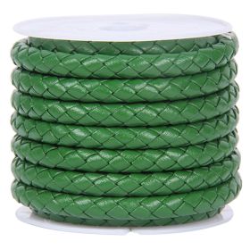 DIY Jewelry Accessories Rope Cowhide (Option: Dark green-6MM)