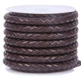 DIY Jewelry Accessories Rope Cowhide (Option: Dark brown-3MM)