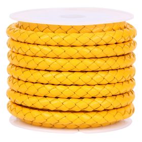 DIY Jewelry Accessories Rope Cowhide (Option: Yellow-4MM)