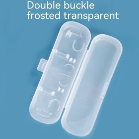 Male And Female Portable Electric Toothbrush Case (Option: Double Card Transparent)