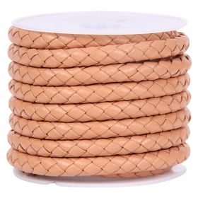 DIY Jewelry Accessories Rope Cowhide (Option: Khaki-3MM)