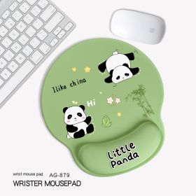 Cute Panda Non-slip Wrister Protective Mouse Pad (Option: 255x 250mm-AG879)