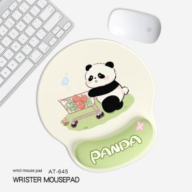 Cute Panda Non-slip Wrister Protective Mouse Pad (Option: 227x 188mm-AT645)