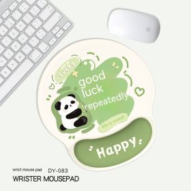 Cute Panda Non-slip Wrister Protective Mouse Pad (Option: 227x 188mm-DY083)