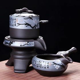 Purple Sand Automatic Tea Maker Kung Fu Tea Set Suit (Option: 2660 Purple Sand-Kung Fu Tea Set)