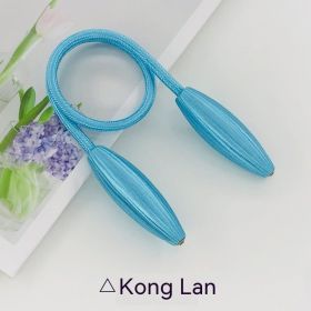 Curtain Bandage Wholesale Rope Metal Separable Mold (Option: Peacock Blue-One)