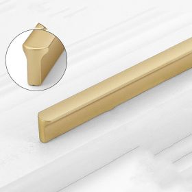 Gold Wardrobe Door Handle Lengthened Aluminum Alloy Cabinet Drawer Cabinet Door Handle (Option: I font Gold320)