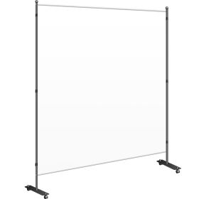 VEVOR Office Partition 71" W x 14" D x 72" H Room Divider Wall w/Thicker Non-See-Through Fabric Office Divider Steel Base Portable Office Walls Divide (Default: Default)