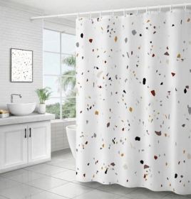 Bathroom Ins Morandi Terrazzo Shower Curtain (Option: Terrazzo-100X180cm)